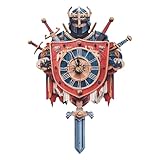 Lilcubics 3D Wooden Puzzles for Adults-Knight Clock Wooden Model Kits for Adults to Build-Mechanical Model Building Construction Kits-Home Decor Birthday Gift for Men