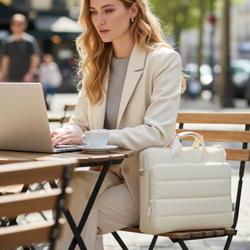 Housse Protection PC Portable 14 Pouces TECOOL au Design Puffy Raffiné - 3