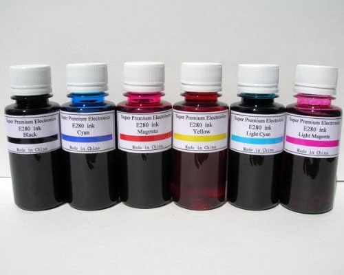 6x500ml Bulk Ink Refills for Epson Printers and CISS Systems