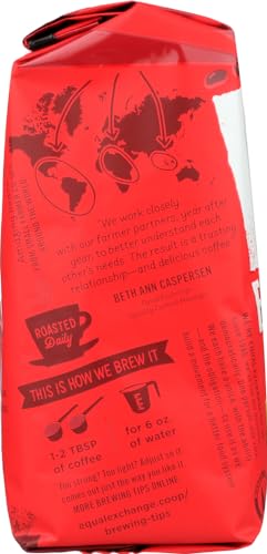 Equal Exchange Organic Coffee Breakfast Blend, En grano, 12 Oz, Pack 4 miniatura 2