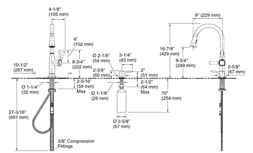 Kohler K-R28703-SD-BL Single Handle Pull-Down Kitchen Faucet thumb #3