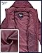 Reebok Womens Maxi Puffer Jacket - Long Length Parka - Heavyweight Wind & Water Resistant Insulated Winter Jackets for Women, Size Large, Dark Dusty Rose