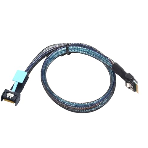 Cable MCIO 38P a SFF-8654 soluciona espacio en discos duros PCIe internos 0.5m 6