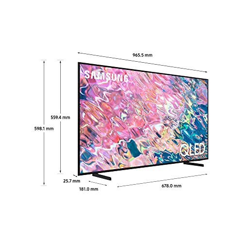 Samsung 50 Inch Q60B QLED 4K Smart TV (2022) - 4K Processor With Alexa Built In & Dual LED Screen With 100% Colour Volume Display, Airslim Design, Object Tracking Sound, Super Ultrawide Gameview Samsung 50 Inch Q60B QLED 4K Smart TV (2022) - 4K Processor With Alexa Built In & Dual LED Screen With 100% Colour Volume Display, Airslim Design, Object Tracking Sound, Super Ultrawide Gameview