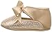 Baby Deer Baby Girls Ballet Flat, Rose Gold, 0 Infant