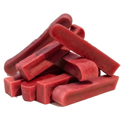Image of Himalayan Yak Stick Dog Treat (Strawberry Flavour) | 100% Natural Vegetarian Yak Cheese Chew | Protein & Calcium-Rich Dental Hygiene Snack | Nutritious Long-Lasting Chew