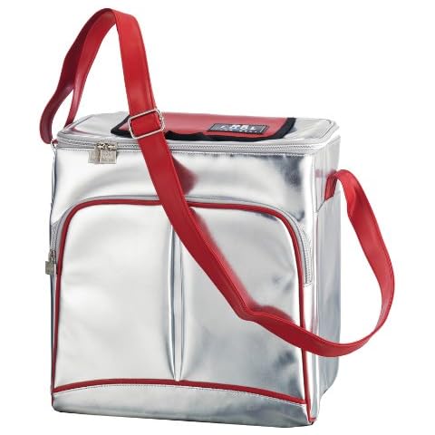 Be Cool Kühltasche -Travelbox, silber/rot 19 l Cover
