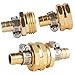 5 Set Garden Hose Repair Connector Kit with Clamps, Fit for 1/2