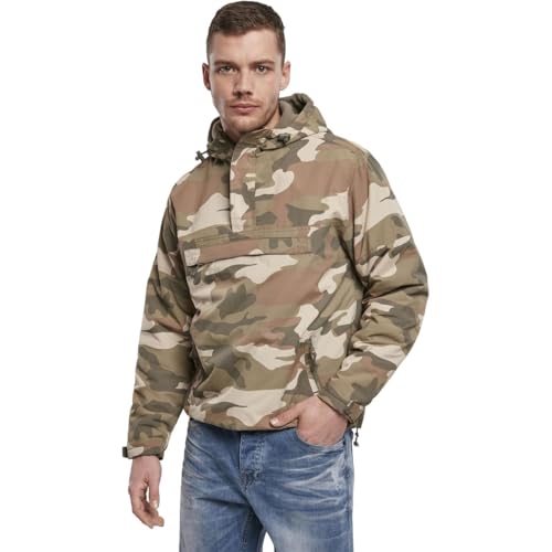 Image of Men's Fleece-Lined Quarter Zip Windbreaker Pullover