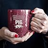 Rico Industries NCAA Arkansas Razorbacks Woo Pig 16 oz Team Color Laser Engraved Speckled Ceramic Coffee Mug #3