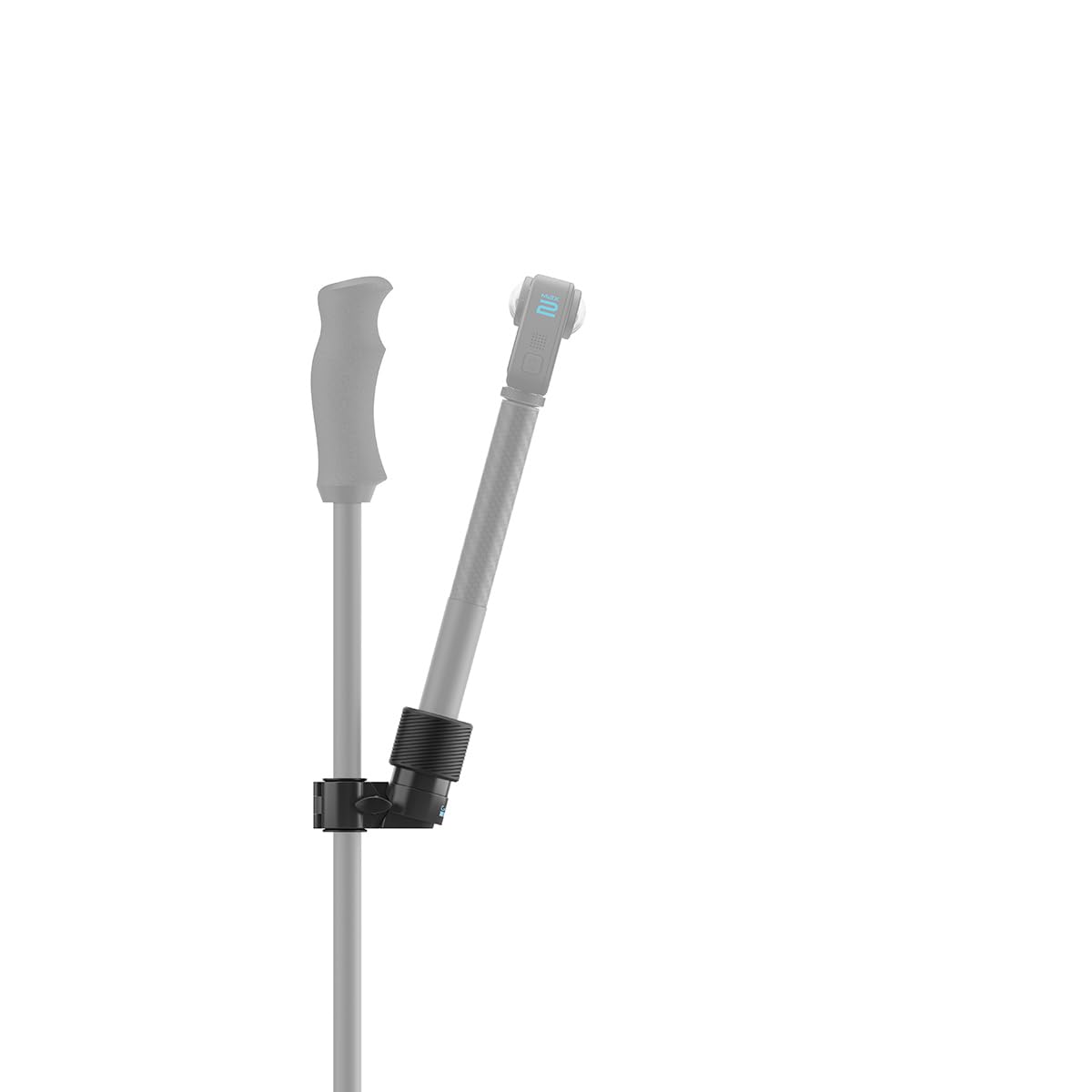 GoPro Supporto per bastoncini da sci per aste di estensione – Accessorio ufficiale GoPro