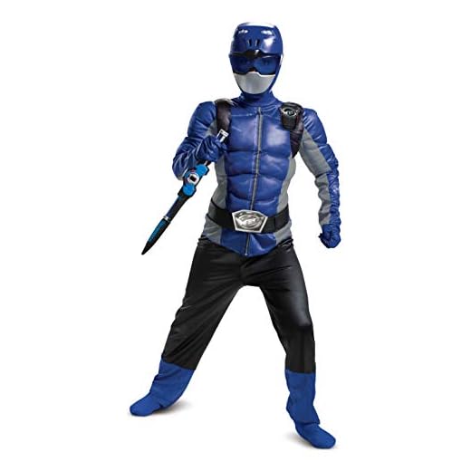 Classic Muscle Blue Power Rangers Costume