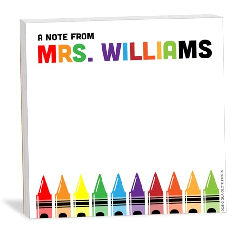 Guajolote Prints Personalized Notepad - Stationery Gift for Women Men