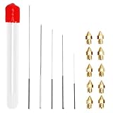  Kit de herramientas de organización Durable impresora 3D Herramienta de limpieza Boquilla Aguja Limpieza limpiamente Agujas Fluido para impresora 3D
