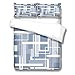 GYUSGT Quilt Cover en MicrofibreGraphiques superposés 3D Parure de Lit,avec Fermeture à Glissière et 2 Taies,d'oreiller pour Chambre d'enfants Adultes,-90"x86"/230cm(W) x220cm(H)