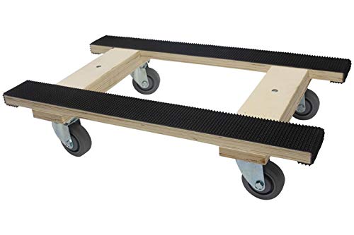 H-C40 Professional Heavy Duty Moving Dolly with full length rubber tread| Rubber ends