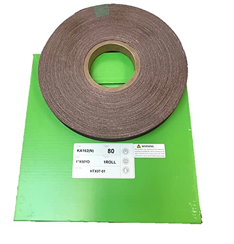 Miniatura 4 de Rollo de lijado de 1" x 50YD, AO, J-wt respaldo de tela de algodón (P80)