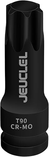 Vista 8 de Juego de llaves de vaso de impacto Torx Star de 6 puntos, T30 T40 T45 T50 T55 T60 T70 T80 1/2 pulgadas Kit de llaves Allen de accionamiento