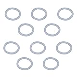 Othmro シリコンOリング 内径25mm 外径31mm 幅3mm 10個入り シリコンガスケット ラットワッシャー スペーサー 絶縁ワッシャー ワッシャーファスナ 白い 耐油性