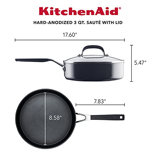Kitchenaid 84804 Hard Anodized Nonstick Saute/Fry Pan With Lid thumb #1