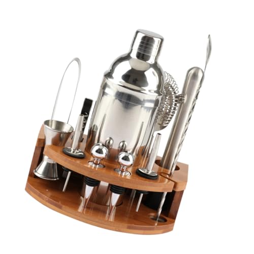 Set de cocktail acier inoxydable support outils multifonctions bar - 2
