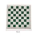 KASCLINO Tournament Chess Mat, PU Leather Roll Up Chess Board, Lightweight & Non Slip, Kids & Adults (Size:42cm)