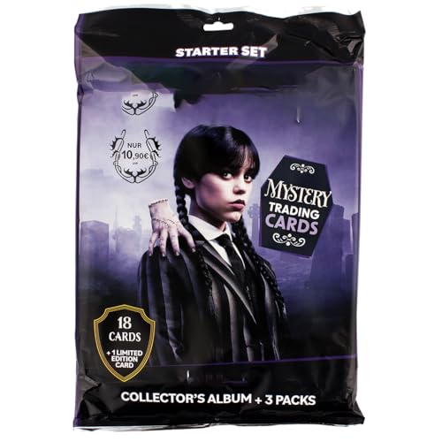 Bild: Panini Wednesday Trading Cards | Starterpack | Offizielle Netflix-Serie | Album mit 3 Boosterpacks & 1 Limited Edition Card | Sammelkarten-Set fr Fans & Sammler fr 16,90 EUR bei amazon.de