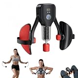Thigh Trainer for Women & Men, 176LB Adjustable Pelvic Floor Exercise Equipment with LED Display Counter and Resistance Indicator, Inner Thigh Exerciser for Home Gym, Glutes, Legs & ARMS