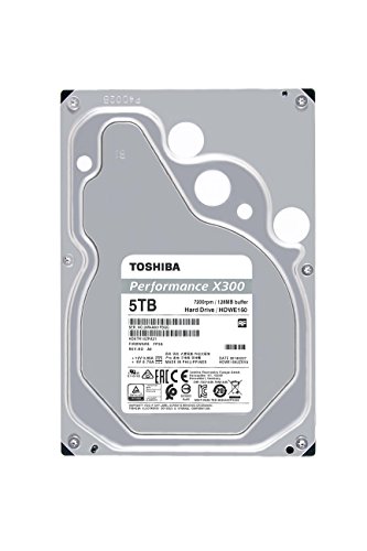 Image of Toshiba X300 5TB 7200RPM 128MB 3.5 inch SATA HDD (HDWE150EZSTA)