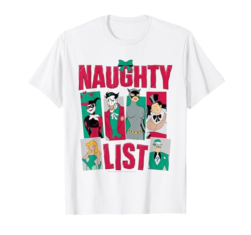 Batman Naughty List Christmas T-Shirt
