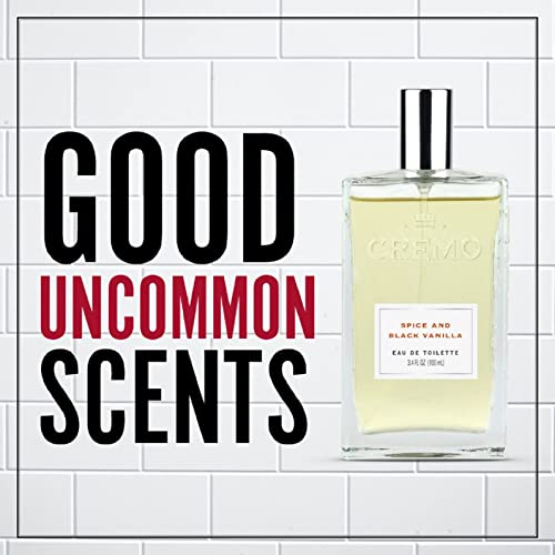 Cremo Spice & Black Vanilla Cologne Spray, An Explosion Of Vibrant Spices, Tobacco And Black Vanilla, 3.4 Fl Oz #TOP1