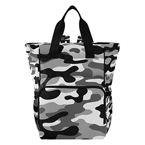Vnurnrn Military Camouflage Diaper Bag Backpack Large Capacity Baby Bag Durable Diaper Bags For Baby Girl With Insulated & Pockets Stroller Straps For Men Hospital Newborn #TOP11