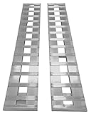 GENY GH-R144 Aluminum Ramps Truck Trailer car ramps 1- Set, Two ramps = 8,000lb Capacity 15' Wide X 12' Long (144')