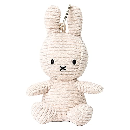[{ggCY] BON TON TOYS Miffy Corduroy Keychain 10cm BTT-005 (Light Stone)