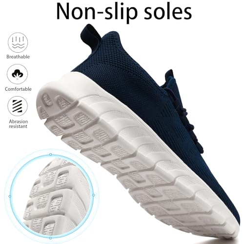Image of Mens Running Shoes Tennis Shoes Walking Gym Sneakers Lightweight Non Slip Mesh Casual Workout Sneakers