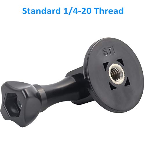 Woleyi Tripod Adapter Mounts With Camera 1/4-20 Screw Adapter Compatible For Gopro Hero Action Cameras #TOP2