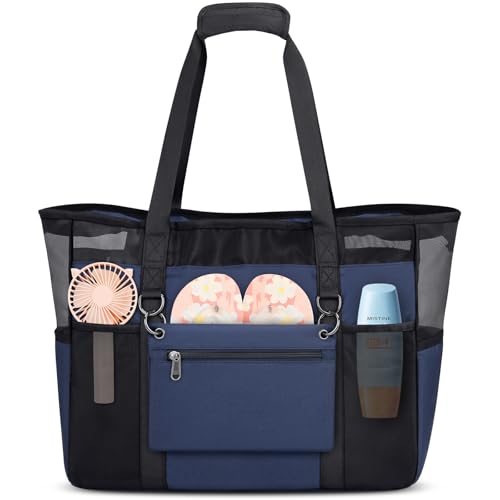 RAINSMORE Borsa Mare Grande XXL Famiglia borsa spiaggia donna 40L