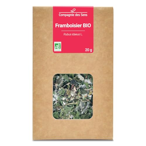 Tisane de Framboisier BIO (Rubus Idaeus) – Feuilles coupées en vrac pour infusion - 20g - Tisane - garantie sans colorants ni conservateurs, 100% BIO