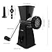 LHS Manual Meat Grinder with Stainless Steel Blades Heavy Duty Powerful Suction Base for Home Use Fast and Effortless for All Meats-Black