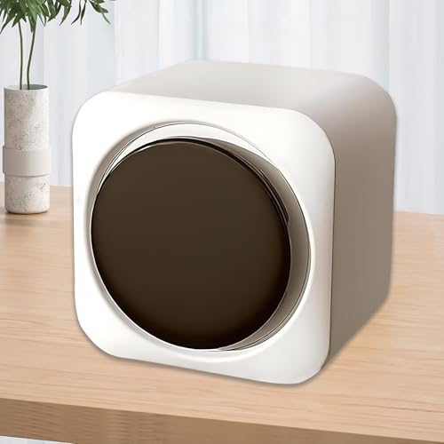 SHAHRYAR Mini Lavadora Portátil 3.5 L Mini Lavadora Y Secadora,Tambor Interior de Acero Inoxidable,Cuatro programas: Lavar/Secar/Lavar/Secar/Limpiar Wall-Mounted