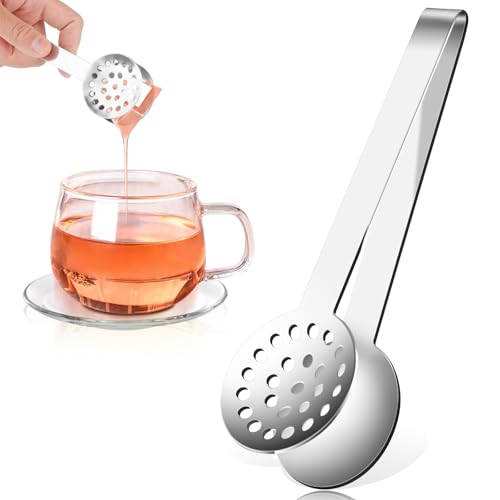 Tea Bag Squeezer, Stainless Steel Tea Bag Squeezer Tongs, Teabag