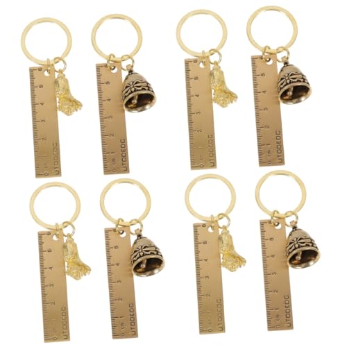 Porte-clés résistant Healvian | Lot de 8 petits pendentifs pour clés et décorations du quotidien