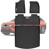 SANBAN-AXE Tapis de sol et tapis de coffre pour Cadillac Optiq 2025 tout nouveau – Protection toutes saisons en TPE, tapis de sol pour 2 rangées avec revêtement de coffre, accessoires