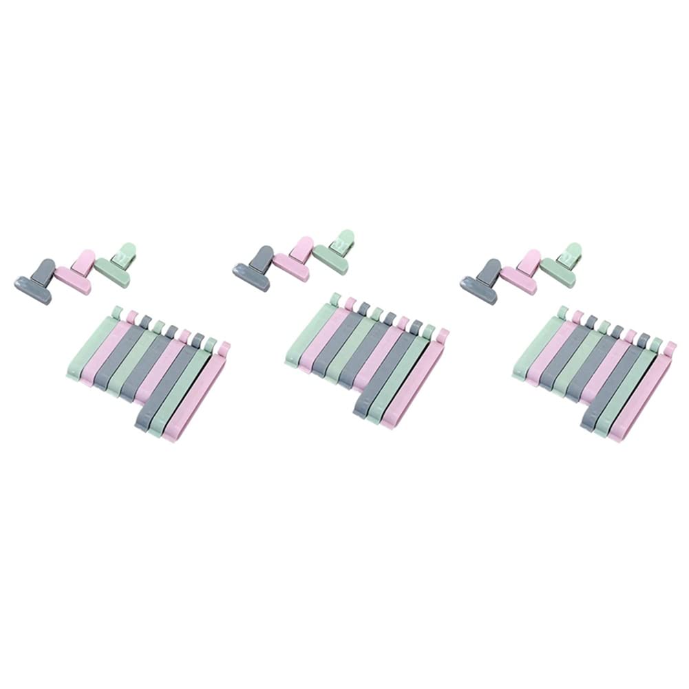Hndhbfgrt 36 Pcs Sealing Chips Food Bag Storage Clips Colorful for Snack and Tea Bags Sandwich Kitchen Clips Potato Chips Sturdy