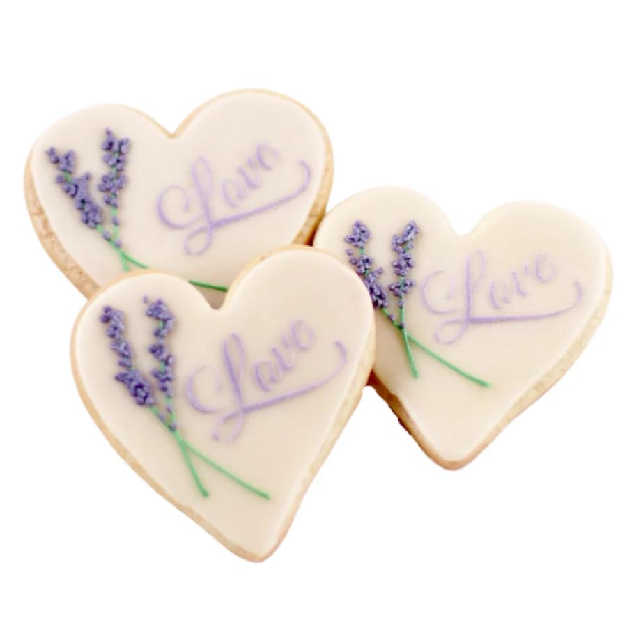1 Dz. Love of Lavender Cookies! Vanilla Sugar Cookies with a Lavender Theme! Fields of Lavender are the most beautiful sites to be seen! Wedding, Bridal Floral Themed Party Favors! Birthday Gift!