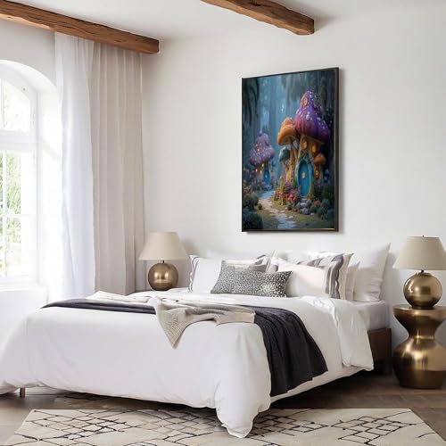 Impression sur toile forêt féerique 80x120 cm évocation nature - 5