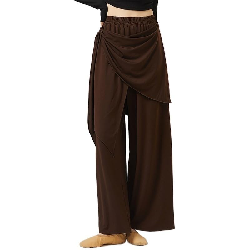 Pantalón largo de pierna ancha y cintura elástica que estiliza tu danza