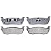 ACDelco 14D711M Advantage Semi-Metallic Rear Disc Brake Pad Set