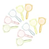 Loupe miniature - fabriquée en plastique, la loupe miniature ne se décolore , ne se déforme et ne se casse facilement, idéale pour être placée dans votre maison, mini loupe de maison