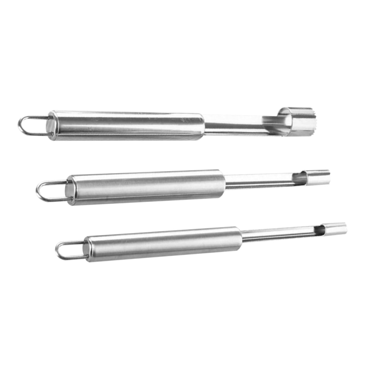 TIDTALEO 3Pcs Stainless Steel Kernel Peeling Tool Household Fruit Core for Apples Pears Tomatoes Easy to Clean Portable Kitchen Gadget